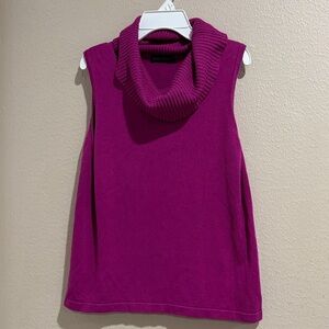 Karen Scott  Magenta Knit Top - Med